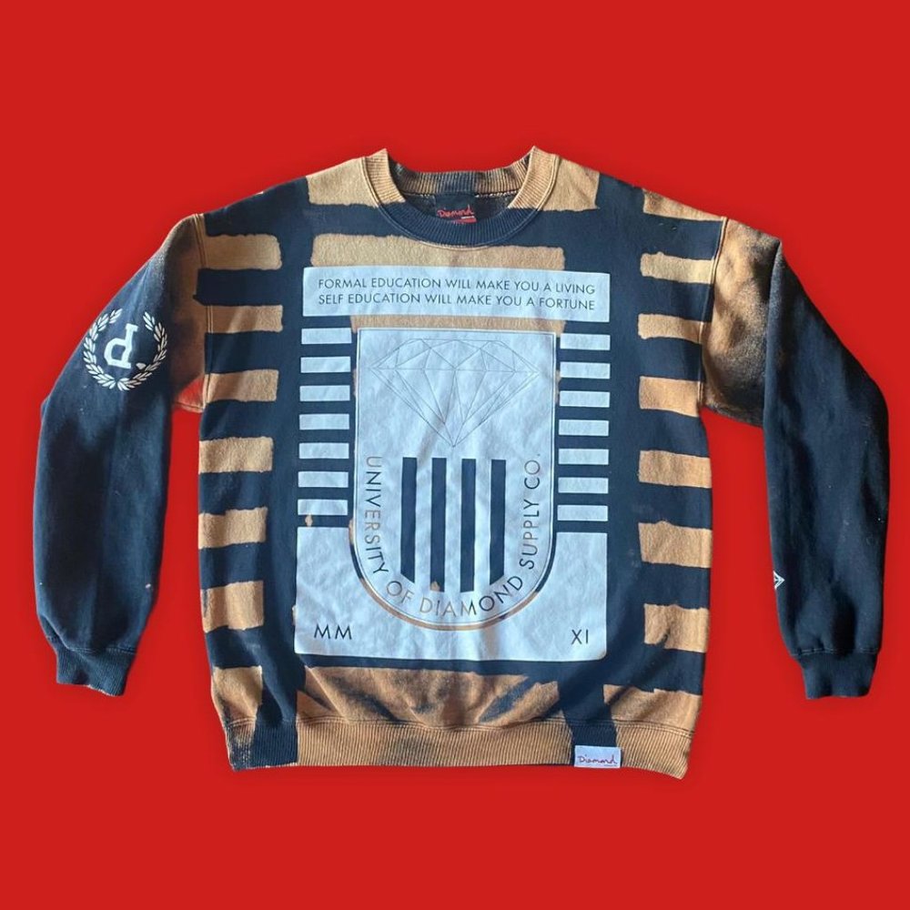 Diamond Supply Co University Acid-Wash